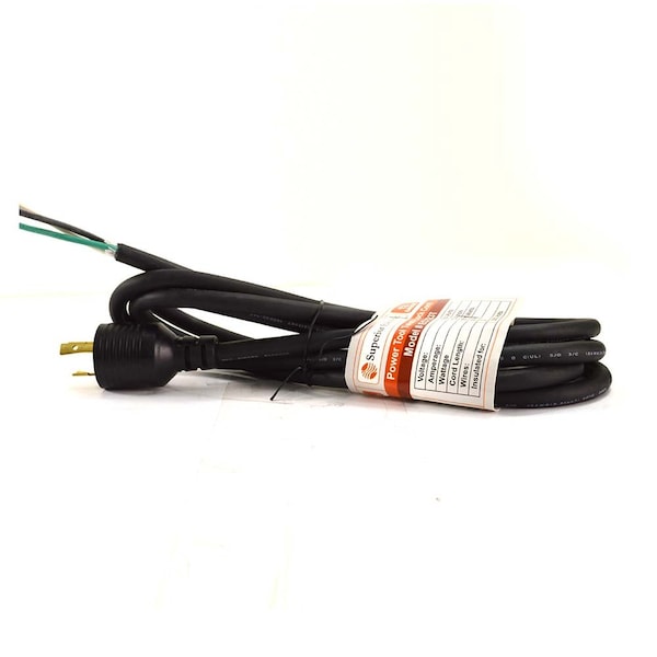 Superior Electric SJO Locking Extension Cord, 12 AWG, Outdoor, 12/3, 1 Outlets, None, Black, Rubber, L5-20P, 9 ft EC123T - main